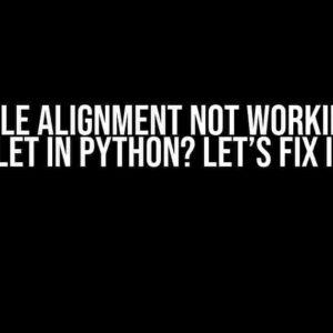 Page Title Alignment Not Working Using Flet in Python? Let’s Fix It!