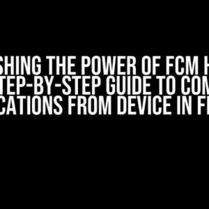 Unleashing the Power of FCM HTTP v1 API: A Step-by-Step Guide to Composing Notifications from Device in Flutter